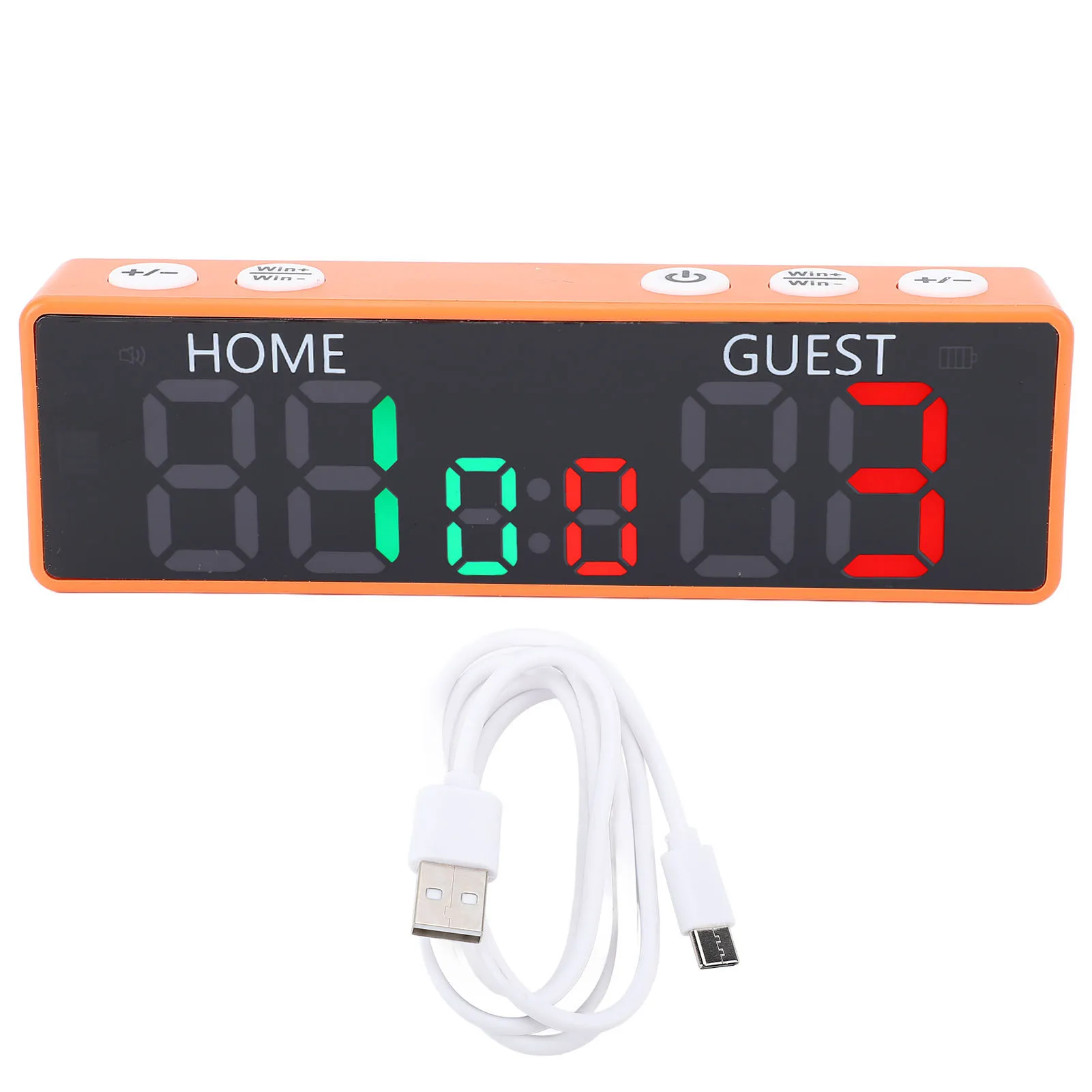 

Tabletop Games Scoreboard Mini Digital Scoreboard 6 Digits Portable Tabletop for Board Games Chess Battery Powered with Buzzer