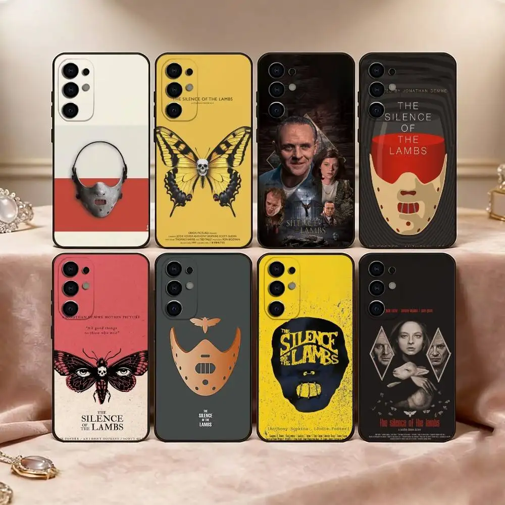T-The S-Silence of the Lambs Phone Case For Samsung S25,S24,S21,S22,S23,S30,Ultra,S20,Plus,Fe,Lite,Note,10,Black Cover