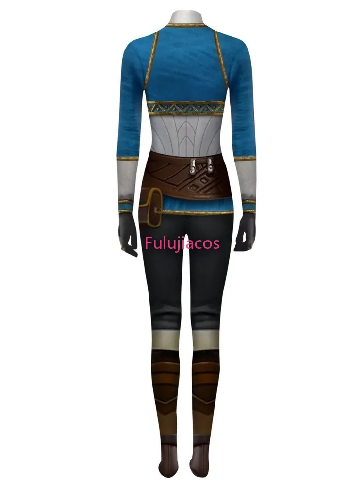 Fulujiacos Tears of the Kingdom Link Jumpsuit Cosplay Costume
