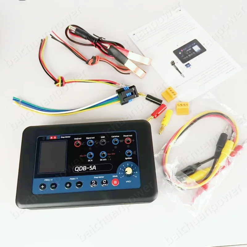 

QDB-5A Drive Tester Multimeter Stepper Motor Ignition Coil Injector Sensor PWM Signal Valve Test Repair Tool Kit
