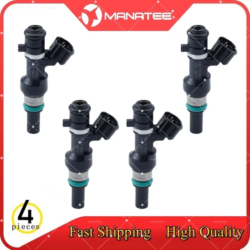 ​4pcs Car Fuel Injectors For NISSAN MICRA IV (K13K,K13KK)1.2 2010-2015 NISSAN NOTE (E12)1.2 2012-2016 HR12DE 166001HC0A FBY11H0