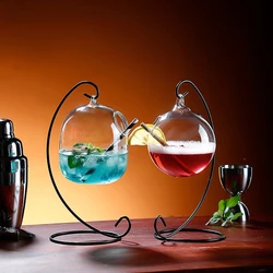 320/430ML Cocktail Hanging Glass Hanging Bottle Bar Wine Cup Drinking Cup Creative Water Cup DropShipping