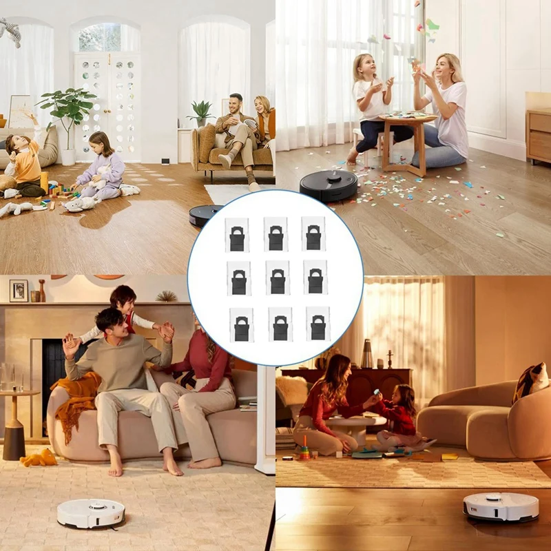 A44F-12 sacos de pó dos pces para dreame x50 ultra/s40 edição aprimorada acessórios da vassoura construídos para durar e trabalhar bem