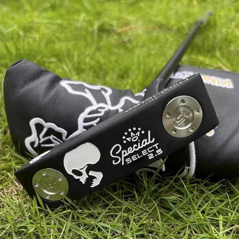 New Skull 2.5 Golf Putter 32/33/34/35 Inches Slotted Putter with Cover with Logo