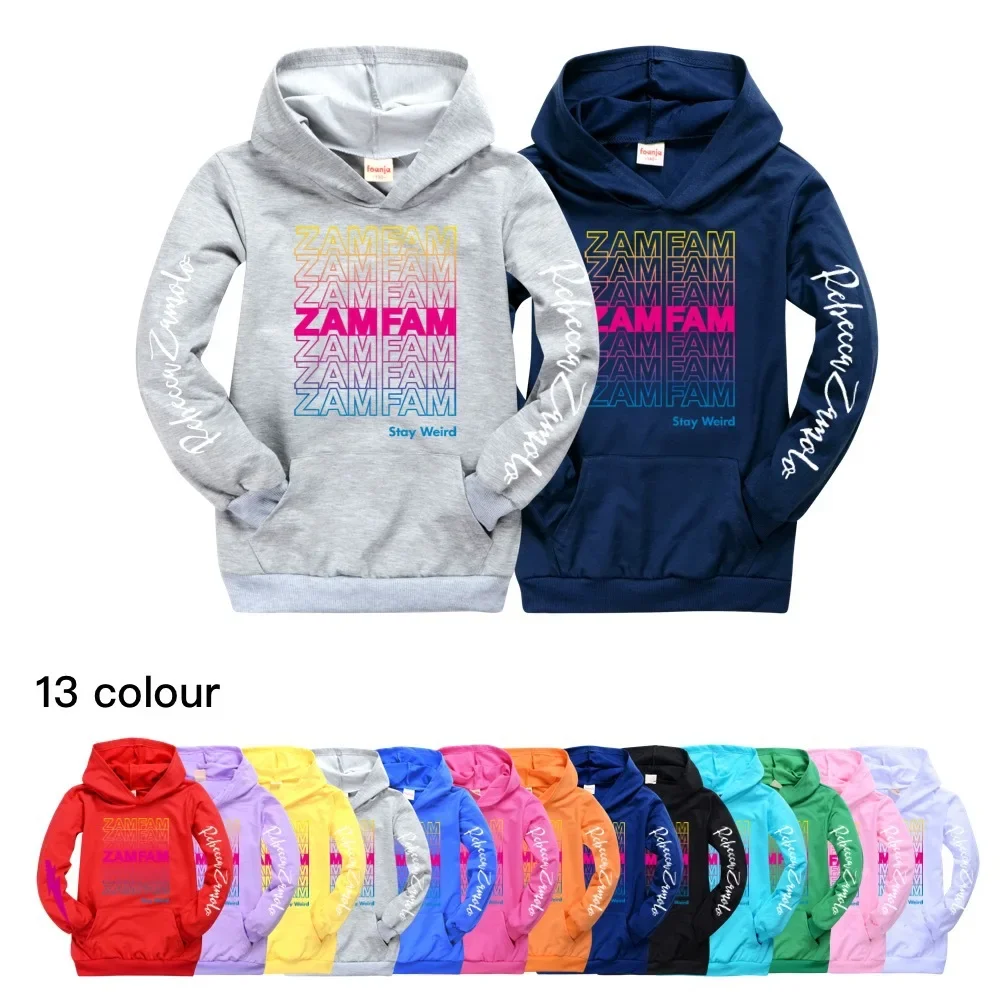 

Kids Spring Autumn ZAMFAM Girls Sweatshirts Winter Boys Children Hoodies Long Sleeves T-shirt Jacket Toddler Kids Clothes629XX