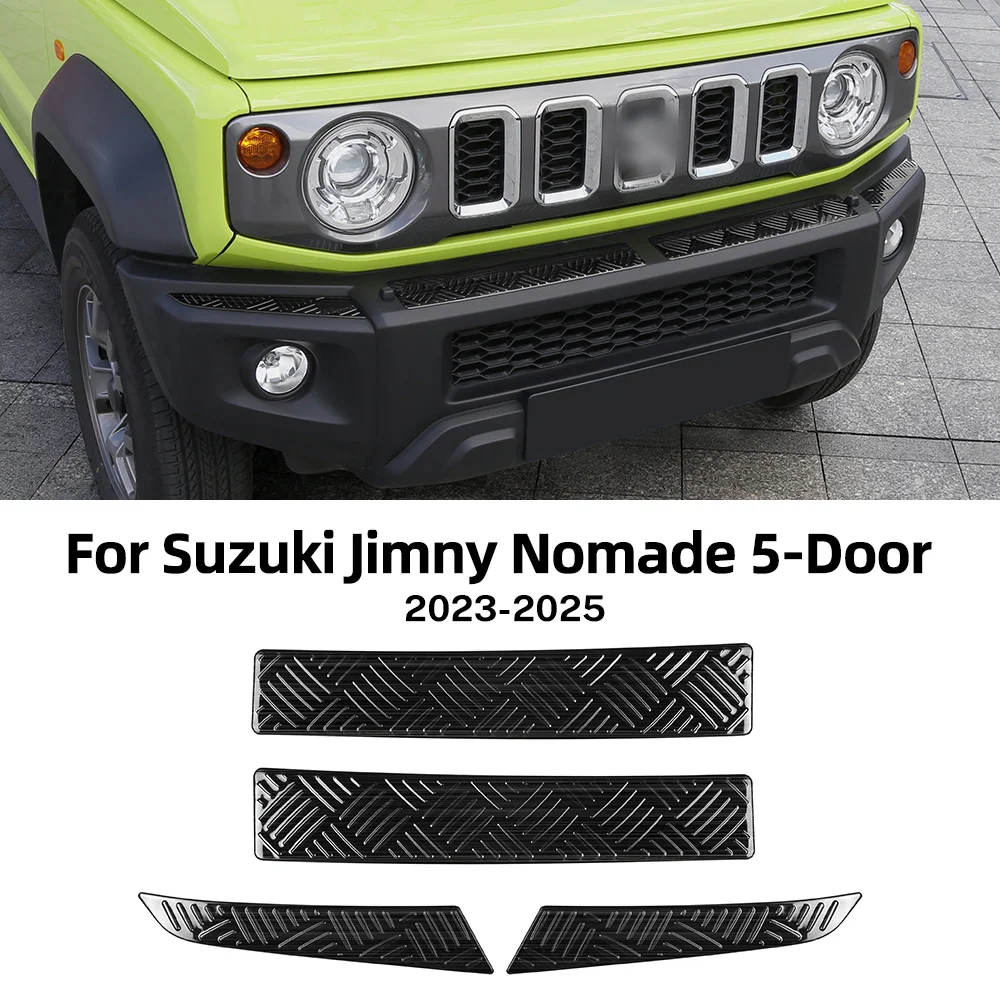 

ABS Front Lip Protector For Suzuki Jimny Nomade 2023-2025 Lower Bumper Spoiler Guard Splitter Trim Cover Black Car Accessories