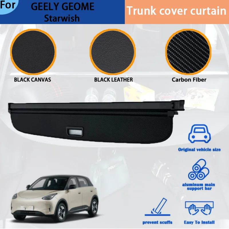 

Suitable for GEELY GEOME Starwish Trunk Curtain, Rear Trunk Storage Partition, Bezel, Interior Modification Accessories