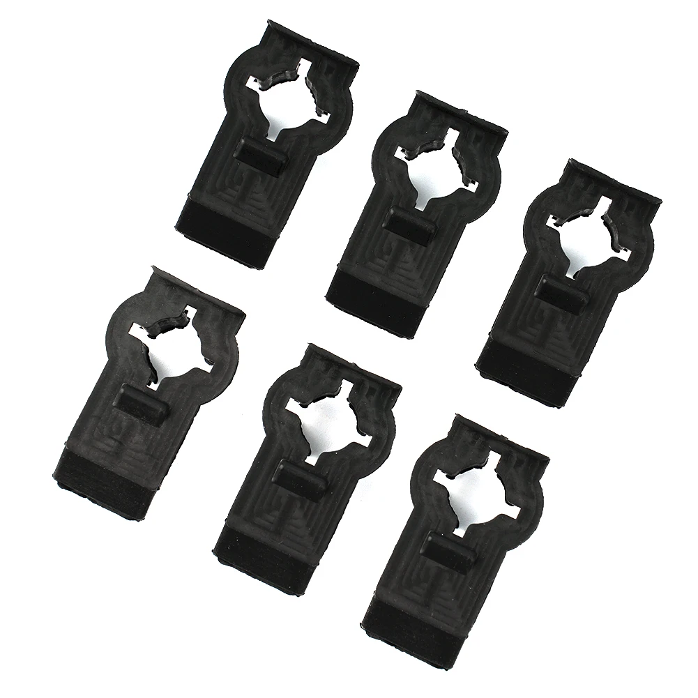 

6pcs Car Window Regulator Clips Black Accessories 51338254781 For BMW E53 2000 2001 2002 2003 2004 2005 2006