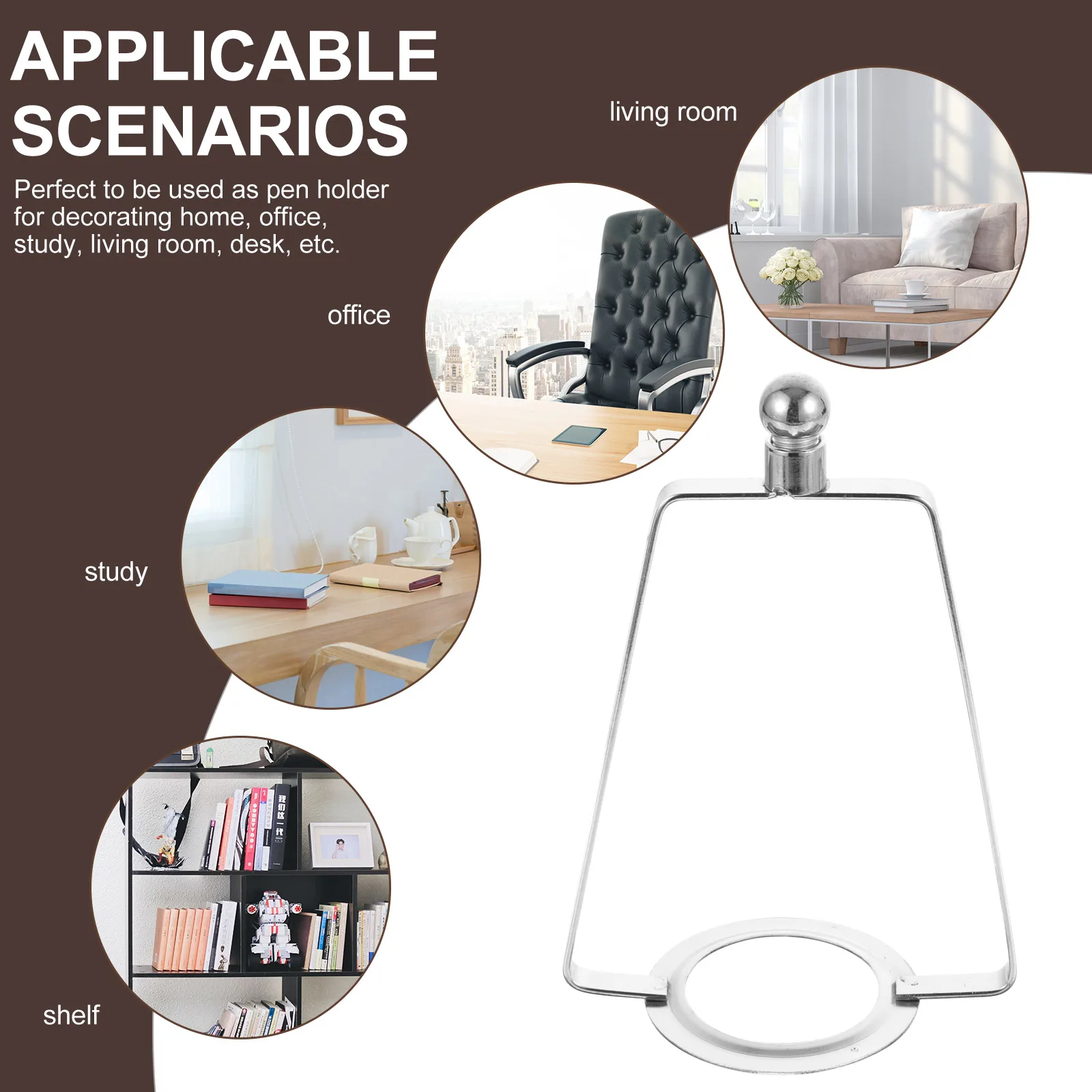 

1Set Vintage Style Lamp Harp Metal Frame Heavy Duty Lamp Shade Holder for Table Lamps Lampshade Frames Lampshade Frames