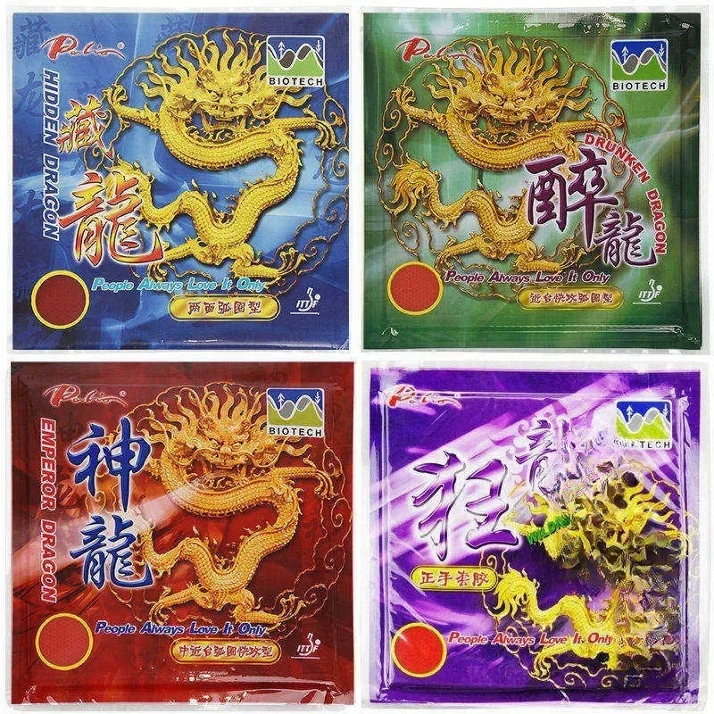 New Palio Hidden Emperor Wildish Dragon Table Tennis Rubber  Pips-In Table Tennis Rubber With Spong