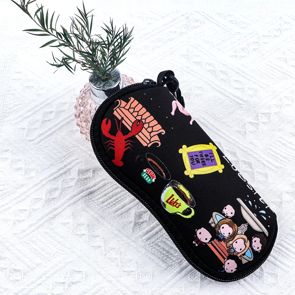 Friends TV SHOW Glasses Storage Box Women Men Sunglasses Reading Protector Cover Travel Portable Eyeglasses Case