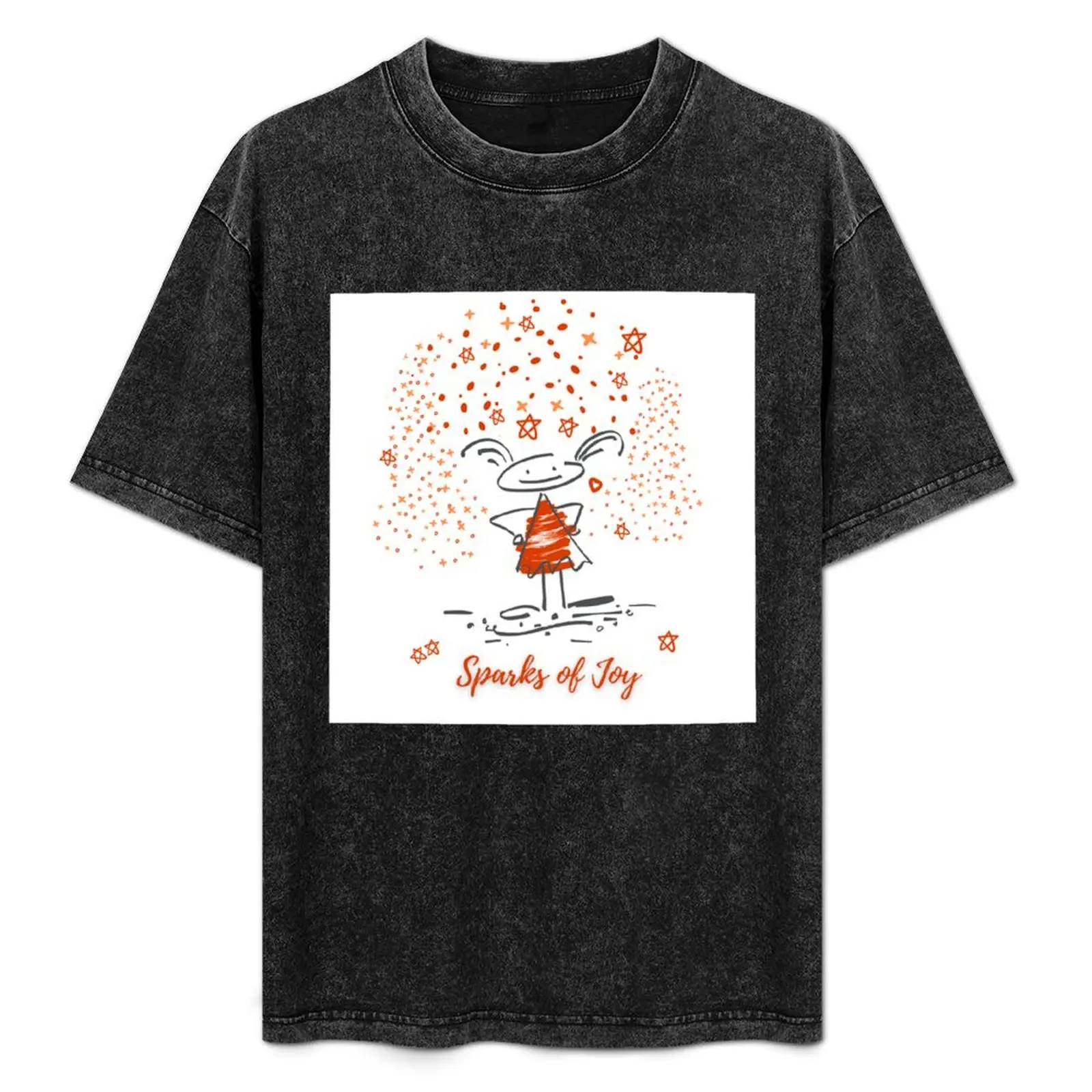

Sparks of Joy T-Shirt Durable Work Wear T-Shirt