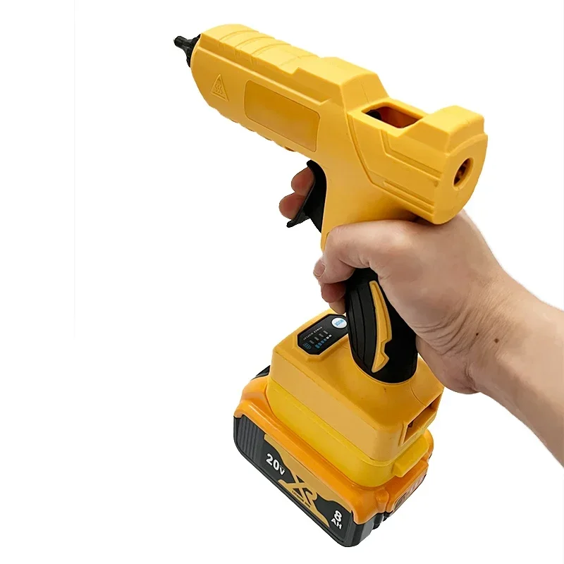 デウォルトコードレス電動ハンドヘルドホットグルーガン修理DIYツール溶融溶接ホットエアガン火傷防止ノズル（20Vバッテリー用）