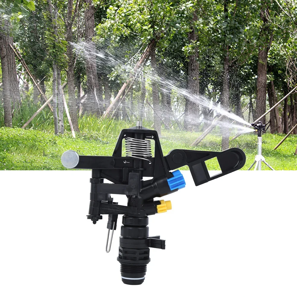 Garden Lawn Rotating Water Sprinkler Sprayer Nozzle Irrigation Tools Male Thread G3/4