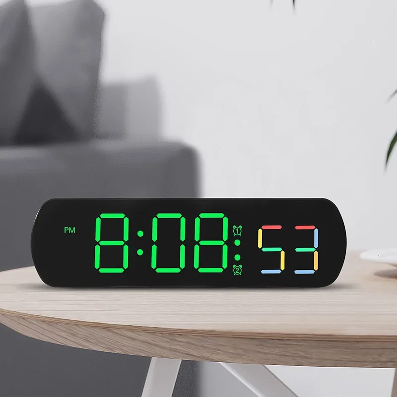Xiaomi Youpin Digital Alarm Timer Uhr Temperatur Dual Alarm Desktop Tisch Uhr Nacht Modus 12/24H LED Uhr uhr Schreibtisch Hause