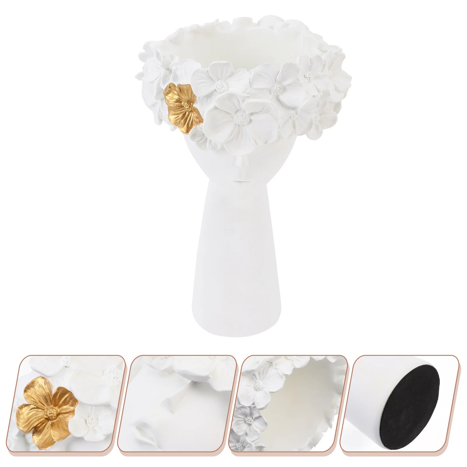 

Home Decor Decorative Vase Resin Craft Artware Planting for Creative Artistic Case
