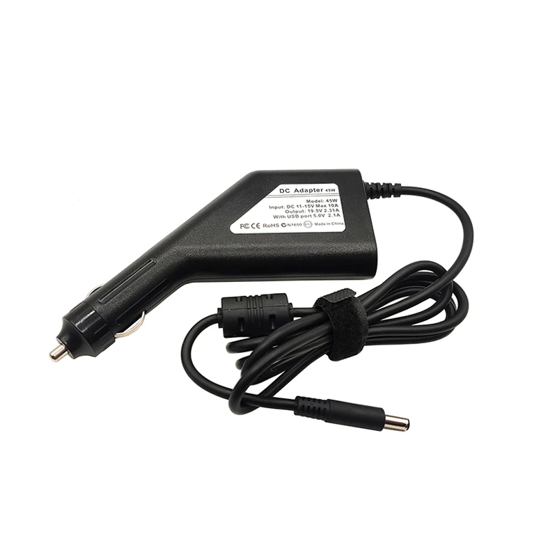 19.5V 3.34A 65W Dc Car Charger Laptop Power Adapter for Dell XPS 11 12 13 DA45NM131 LA45NM131 DA45NM131 13-6928SLV 4040SLV 45W