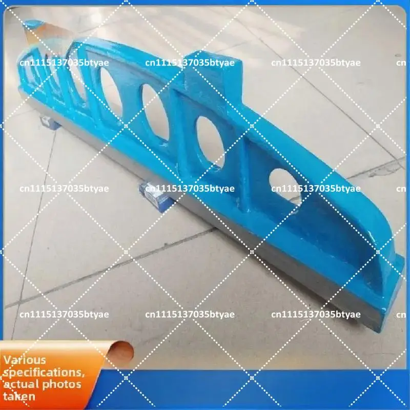 High-Precision Cast Iron Straight Ruler - Bridge-Type Inspection Ruler for Machine Tool Measuring