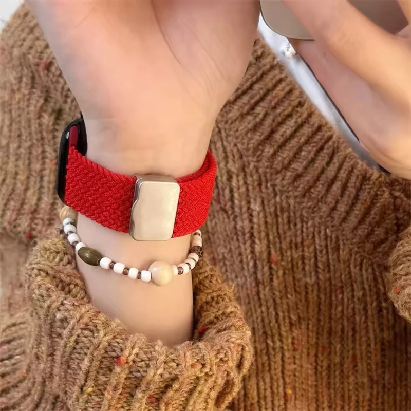 Cartoon Cute Bowknot Magnetic Strap For Apple Watch Band Ultra2 49mm 45mm 44 41 42 Correa Band For Iwatch Series 10 9 8 SE 7 6