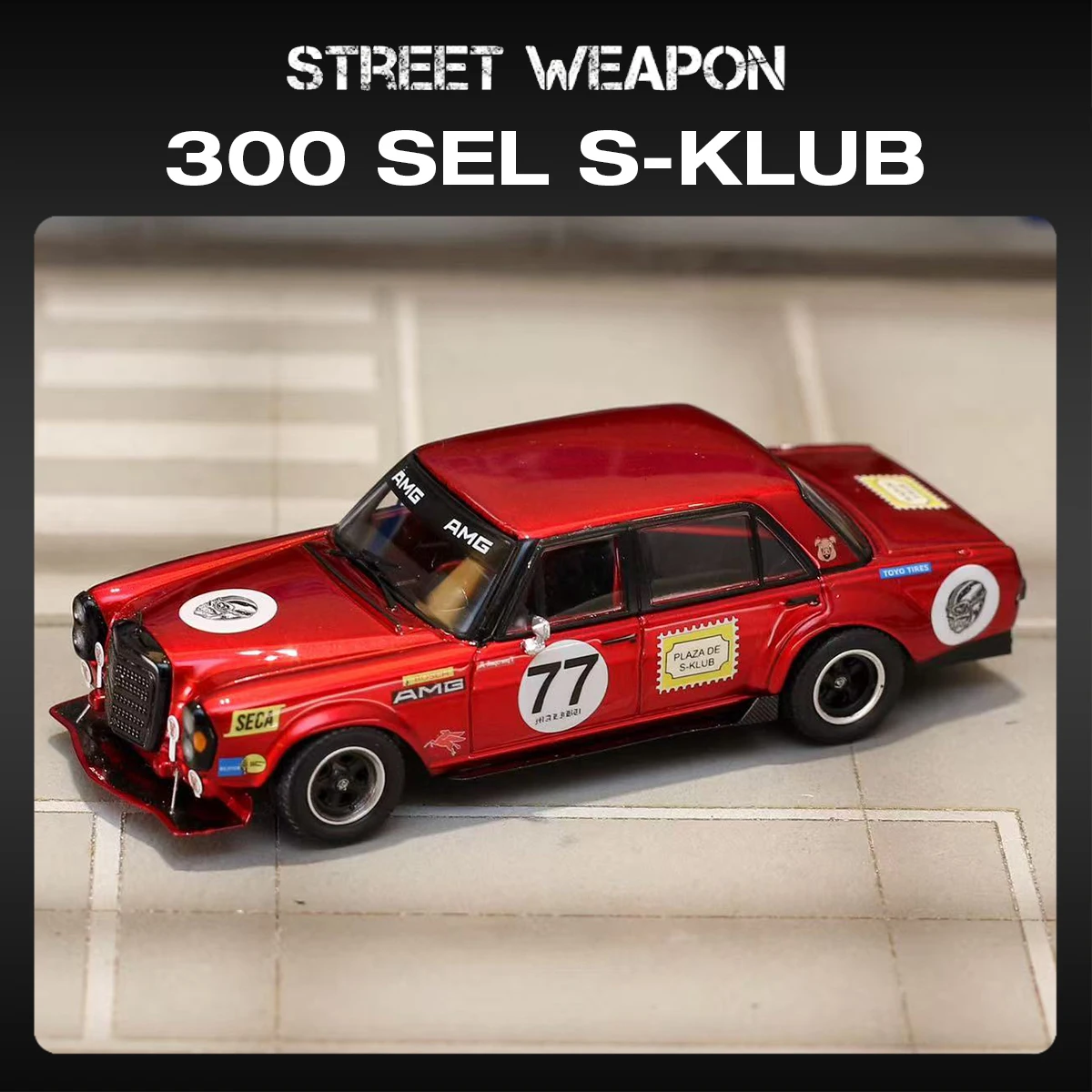 

Предпродажа SW 1:64 300 SEL S KLUB Red Pig, литая под давлением диорама, модель автомобиля, коллекция Street W64pon Warrior