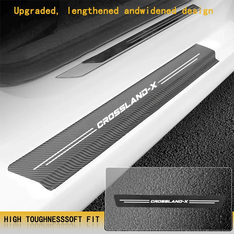 Автомобильные наклейки, защита края двери, автомобильная наклейка для двери, наклейка против царапин, автомобильная защита порога для Opel Crossland-X