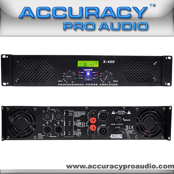 Professional High Power Amplifier X-400 amplifiers amplifier audio