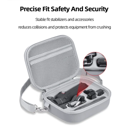 Imagen 2 del producto BRDRC Osmo Mobile 7P Estuche de transporte bolso de hombro de almacenamiento portátil para DJI OM 7 /7P estabilizador de cardán accesorios caja de viaje