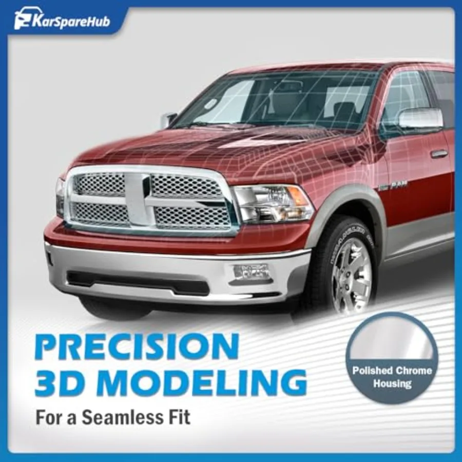 المصابيح الأمامية مع المصابيح ل 20092018 دودج رام 1500 و 20102018 دودج رام 2500 3500 رباعية شاحنات بيك اب سائق وجانب الركاب