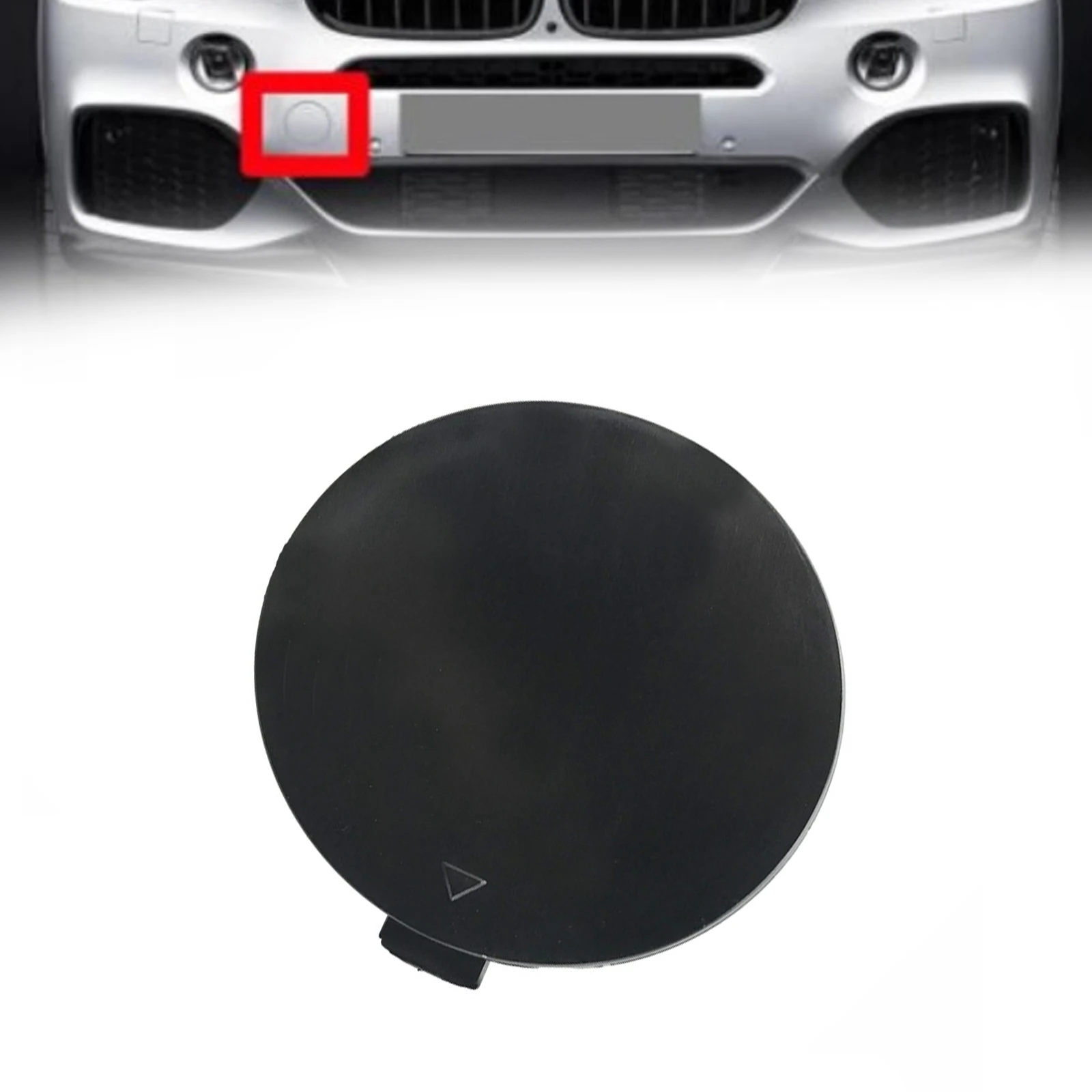 Tow Hook Cap Tow Hook Cover Unpainted For F15 For F15M SPORT Unpainted 51118060131 For X5 For F15 For F15M SPORT