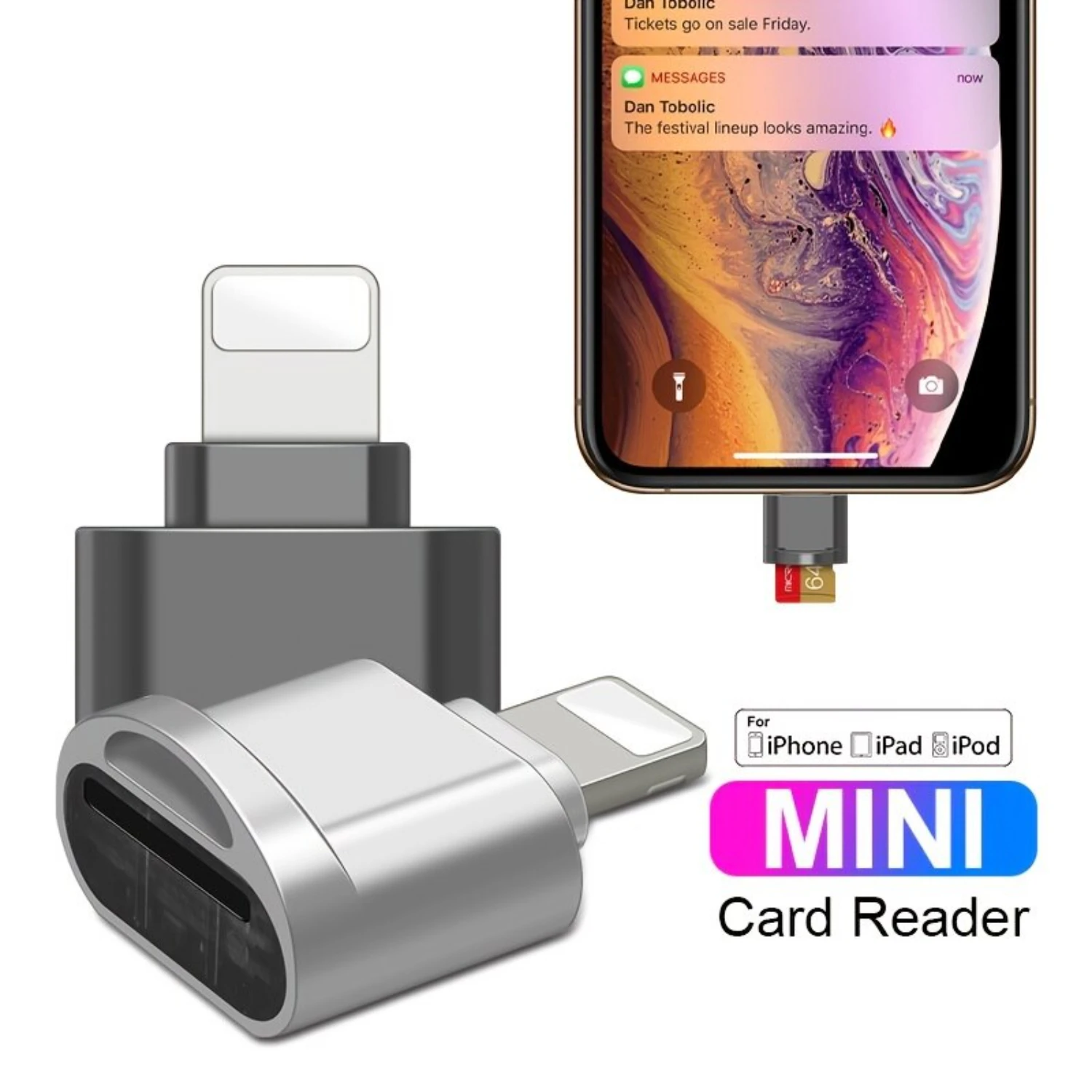 Micro TF SD Card Reader Converter    OTG To Micro SD Card Reader Viewer Adapter Memory Card Reading Support IOS 13