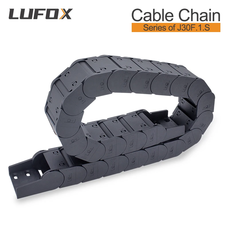 

High quality 1-meter cable drag chain.Series of J30F.1.S-enclose type both side opening