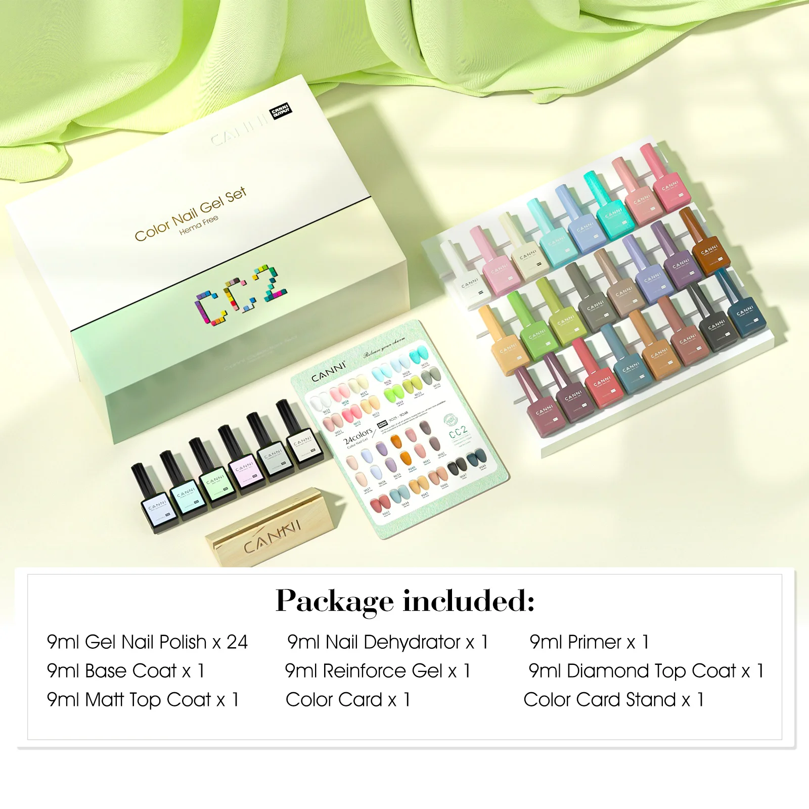 CANNI 30-teiliges Nagel-Gel-Nagellack-Set CC Collection TPO/Hema Free Fall Nails Weihnachts-Gel-Lack Soak Off Semi Permanent Gel-Set – Detail 6