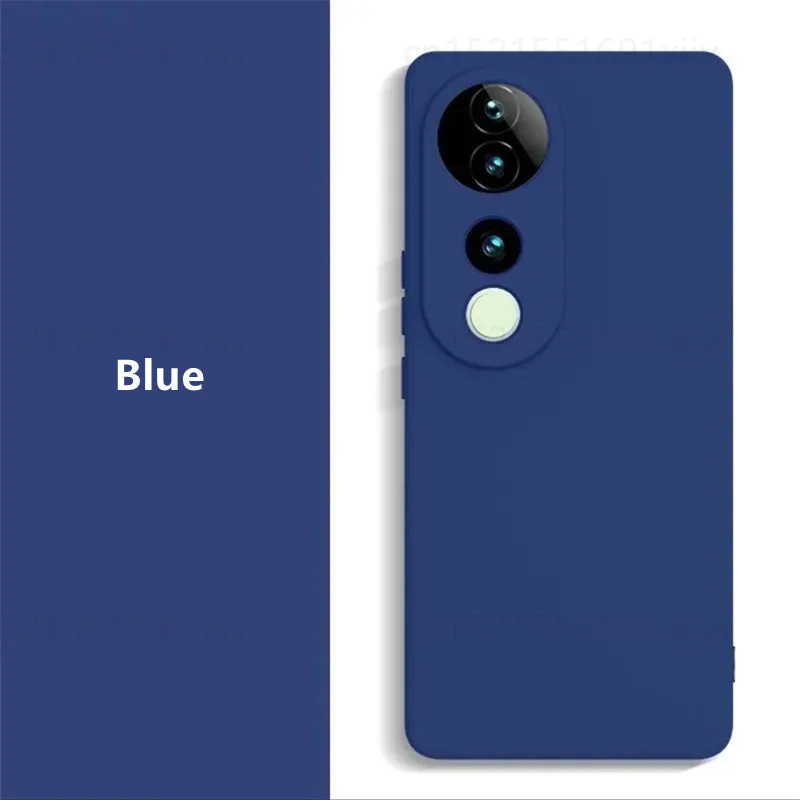 حالة سيليكون السائل للهاتف الذكي ، حالة تبو لينة ، حالة فاخرة لفيفو v40 #3