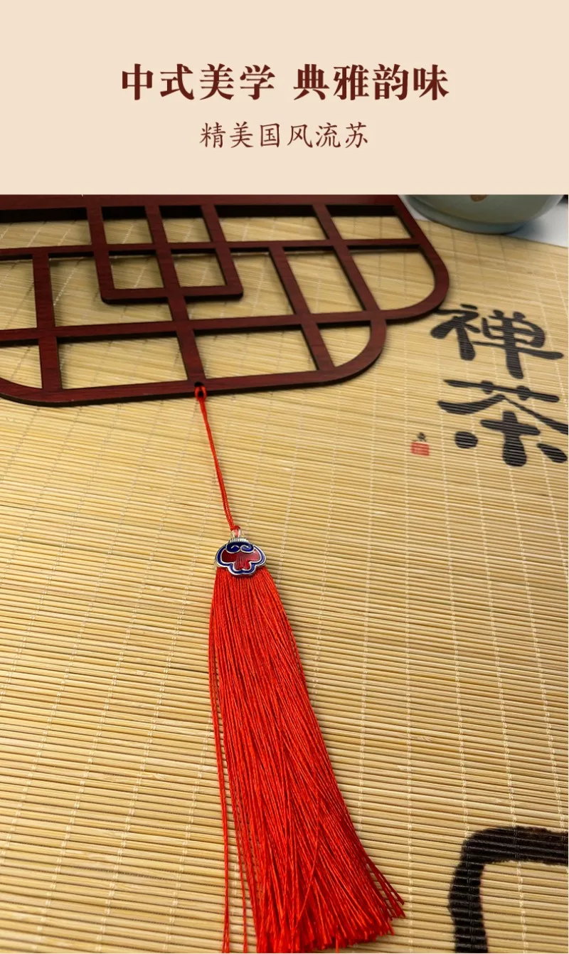 Japanese Ink Painting Zen Scroll with Bamboo curtain -Applicable to Modern Home Decor for Tea Room, Living Room & Study