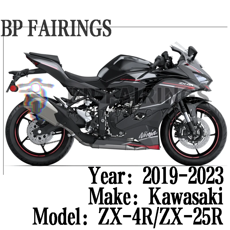 Kit Fit For KAWASAKI Ninja ZX-4R ZX-25R 2019-2023 Bodywork set ZX-4RR 2019 2020 2021 2022 2023 ABS fairings