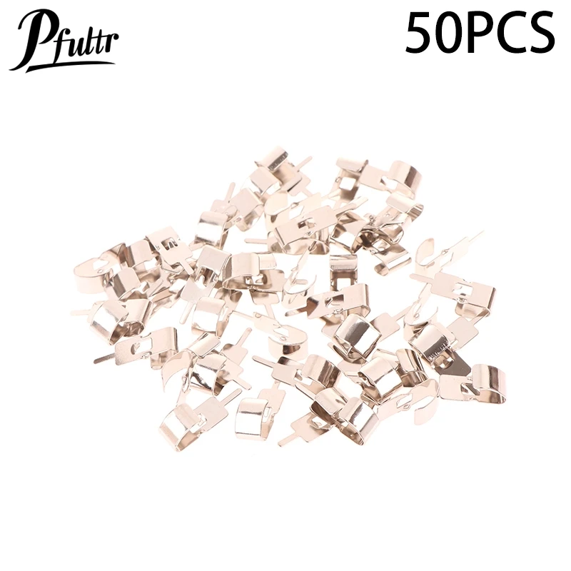 50PCS Spring Steel 18650 Battery Clip 18650 Battery Holder Battery Contact Battery Insert