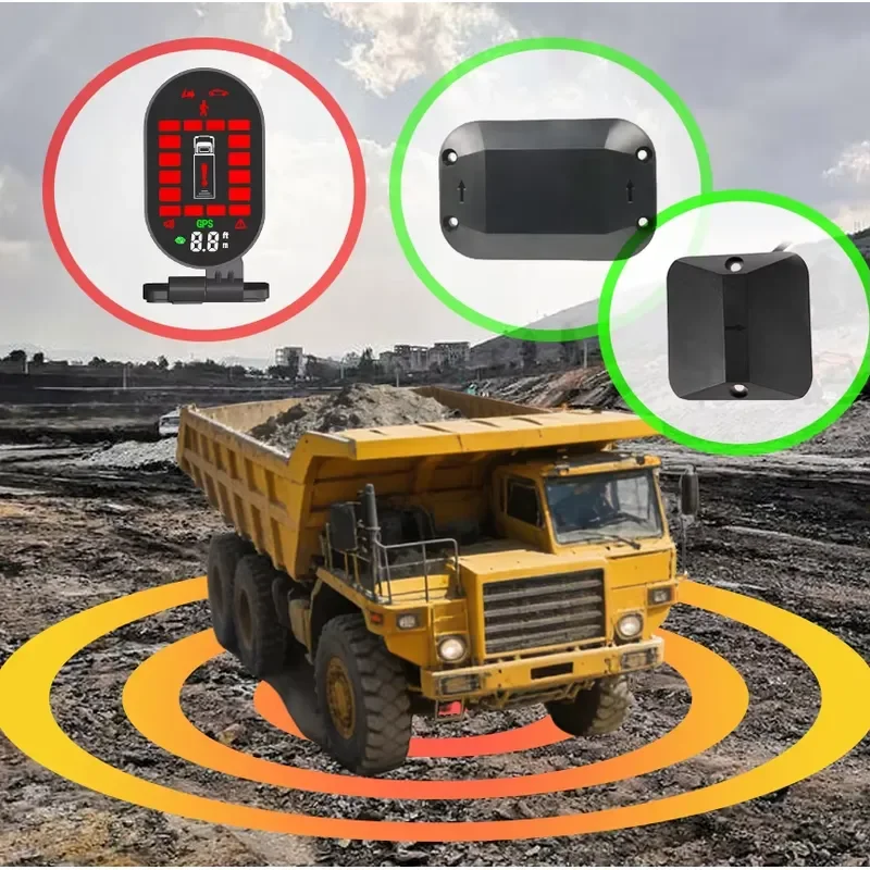 for Unitech 77GHz Millimeter Wave 360 Degree Blind Spot Detection Radar Collision Warning System with Built-in GPS for Mining
