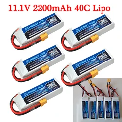 Batteria LiPo ricaricabile da 11.1v 2200mAh per auto RC camion aereo elicottero 3S 11.1v batteria per giocattoli RC accessori spina XT60