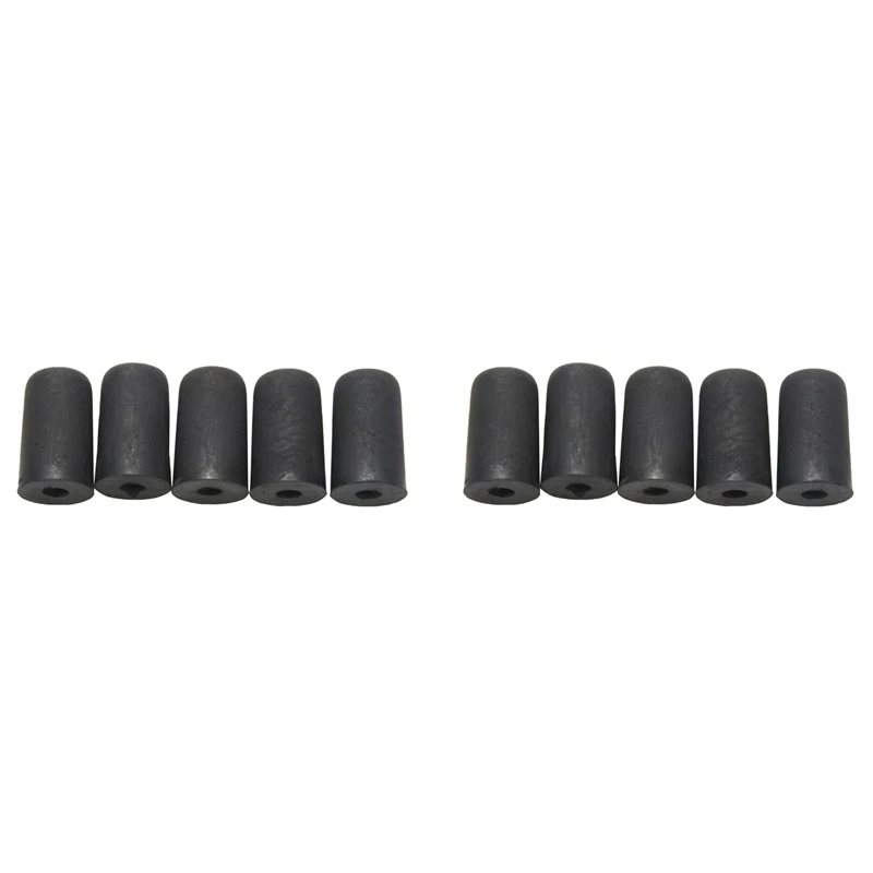 10 Pcs Cello Endpin Tip Protector Rubber Cello Tail Pin Case Tip Cap Protector Non-Slip Mat