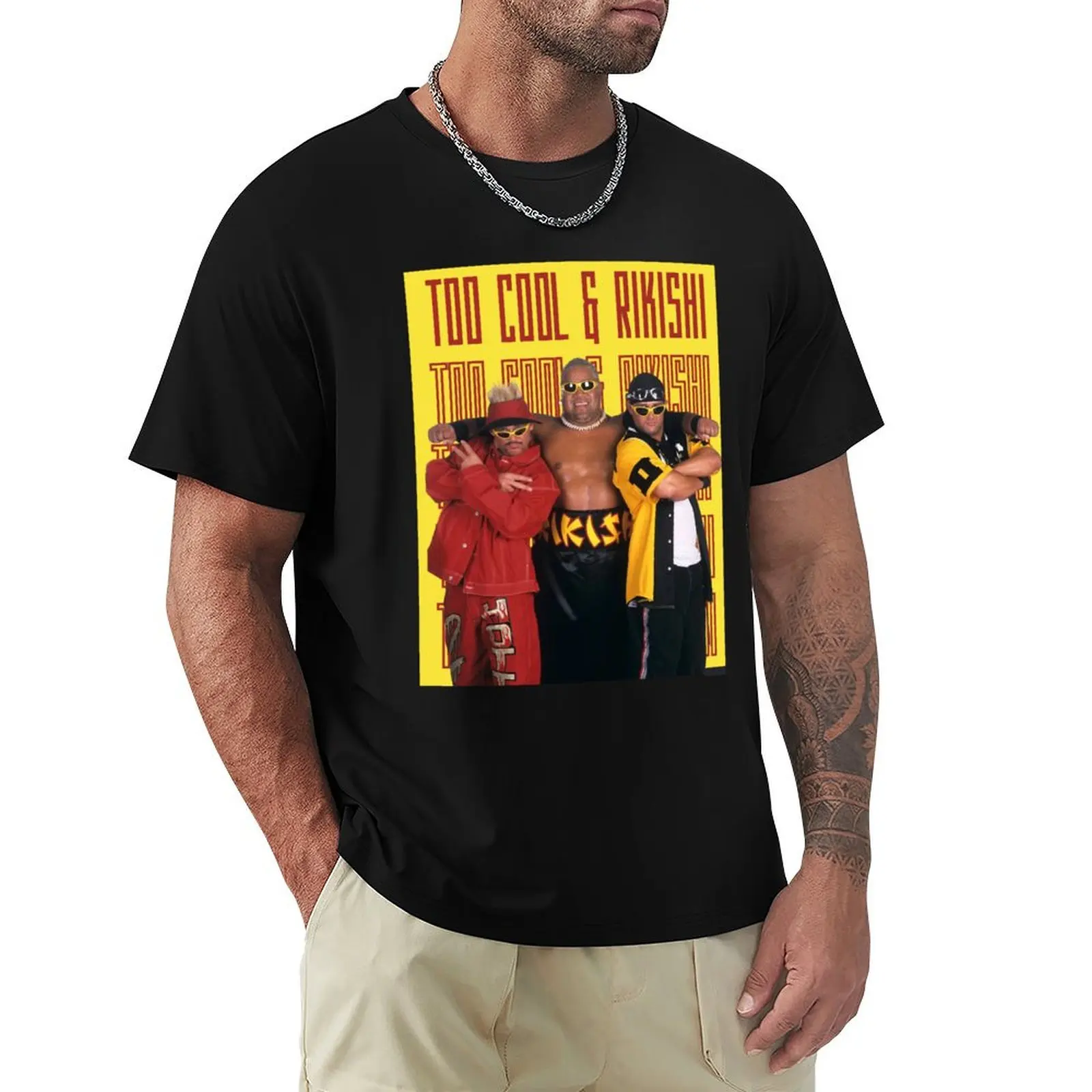 

Too Cool _amp_ Rikishi - WWF T-Shirt sweat oversized t shirt tees slim fit t shirts for men