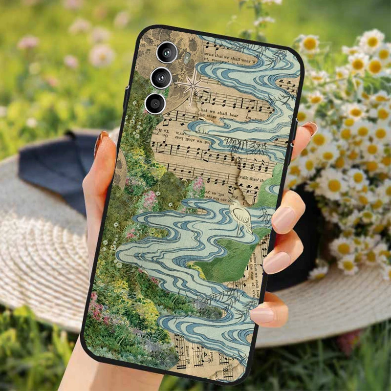 

music sheet Piano Phone Case For Moto G86 G85 G75 G15 G05 G56 G72 G53 G54 G84 G60 G31 G32 G24 G 5G G Play