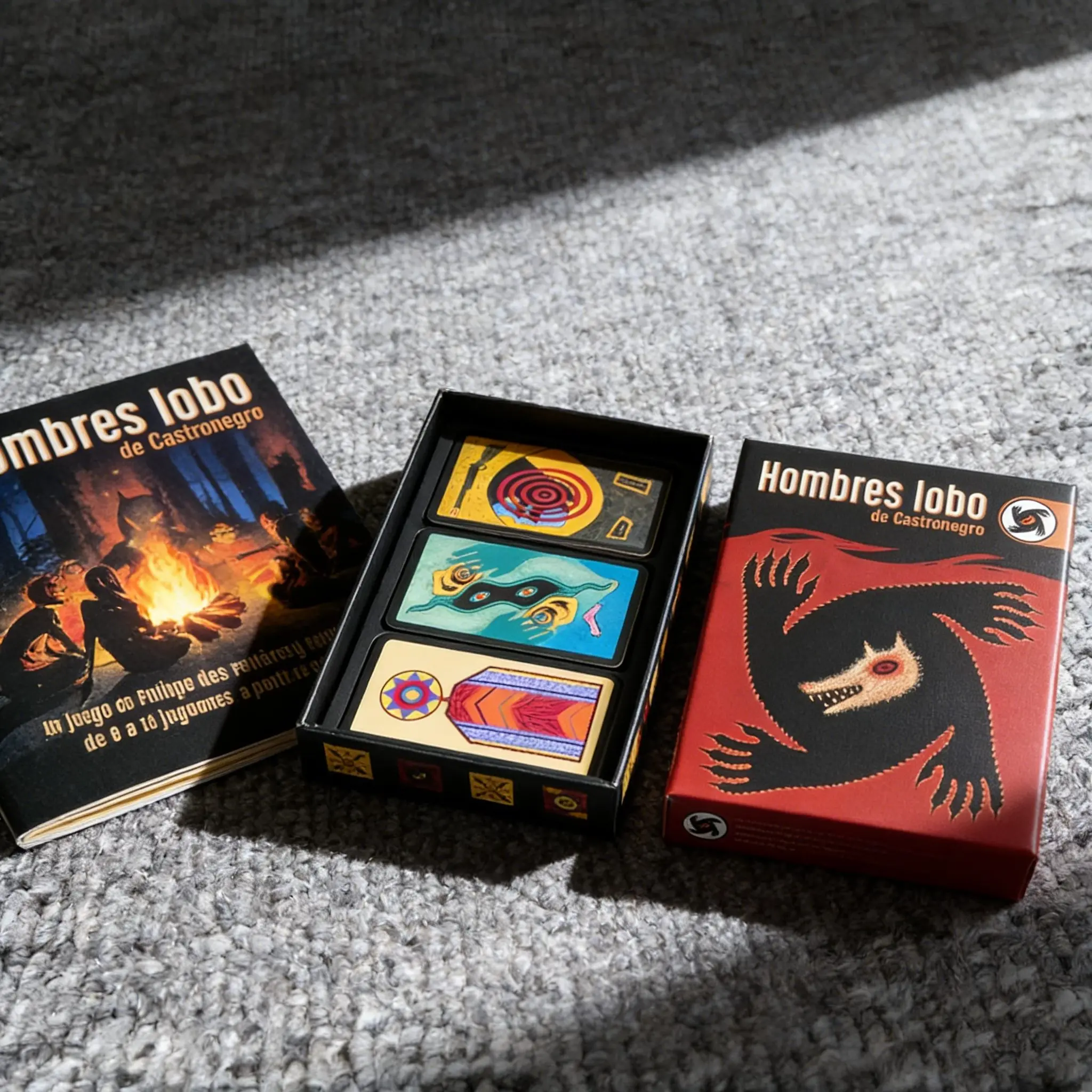 

24-карточная колода Werewolf Deluxe с путеводителем — игра для социального дедукции, настольные игры для всей семьи с головоломкой Fun Friend