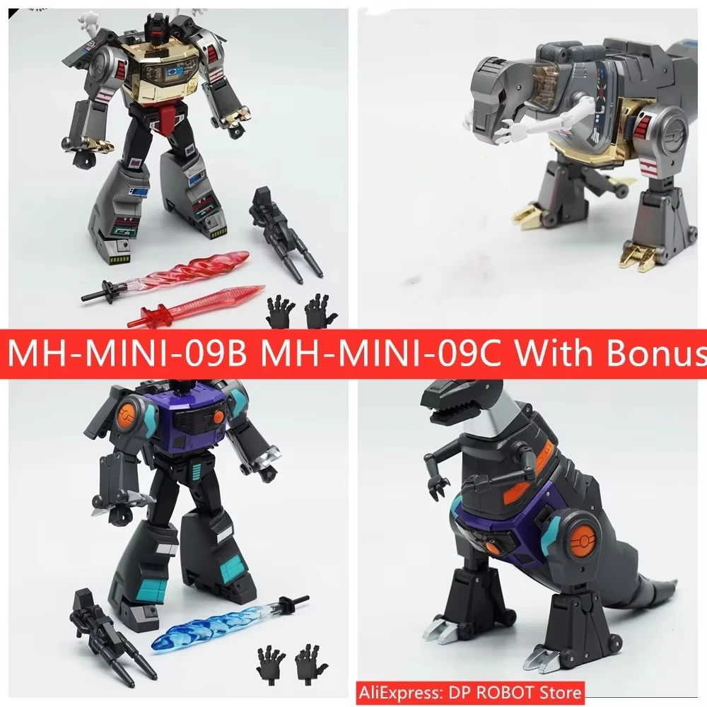 Transformation MHZ TOYS MH-MINI-09B MINI09B MH-MINI-09C MINI09C Grimlock Small Scale Action Figure Toy