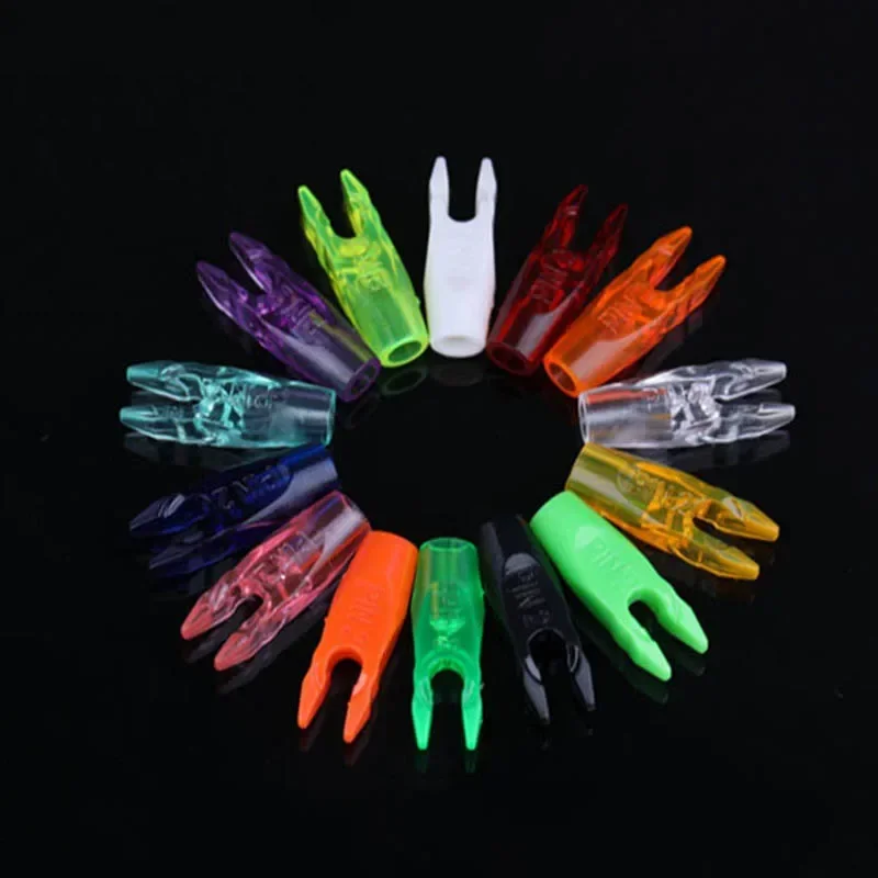 36pcs Archery Pin Nock 16strands String Shooting 2/H Nock for 4.2/6.2mm Arrow Compound Recurve Bow Hunting Accessories