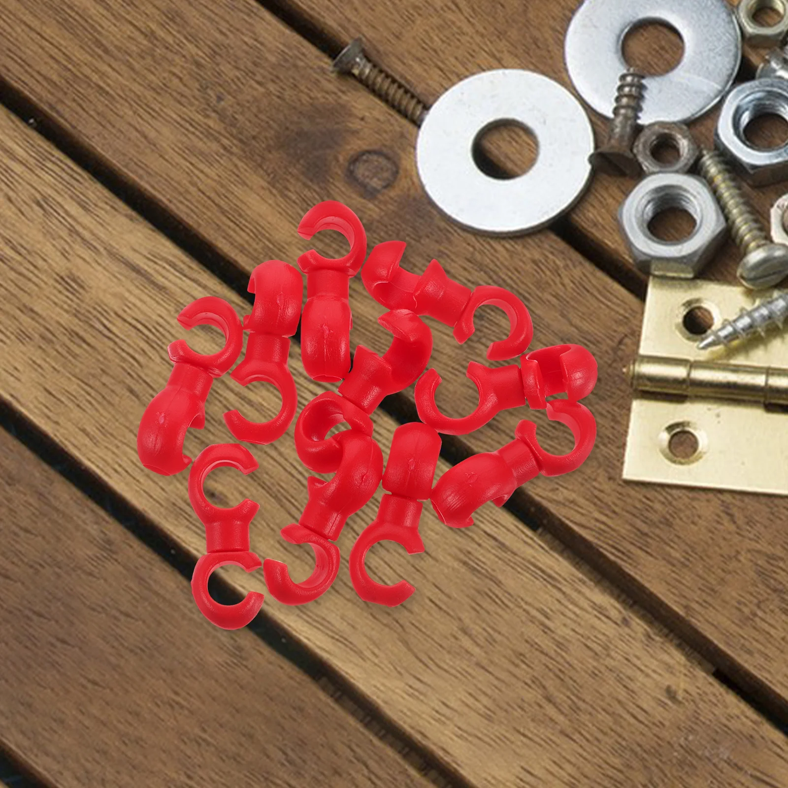 

10Pcs Bike Cable Fixed Buckle S Hook Clips for Mountain Road Bike Brake Shift Line Wire Clamp Cycling Equipment Cable Management