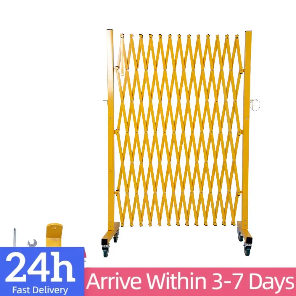 

Алюминиевое раздвижное ограждение на колесиках с поворотом на 0-180 градусов для строительных площадок/контроля дорожного движения/ограждения зон