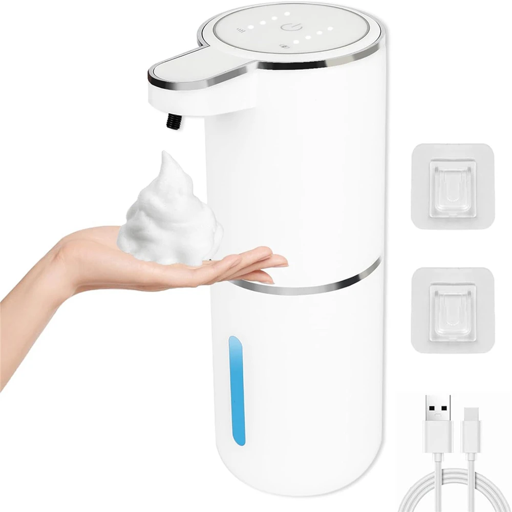 

Wall Mounted Automatic Soap Dispenser Smart Hand Washing Machine Liquid Rechargeable Bathroom Induction Sensor Foam Dispenser
