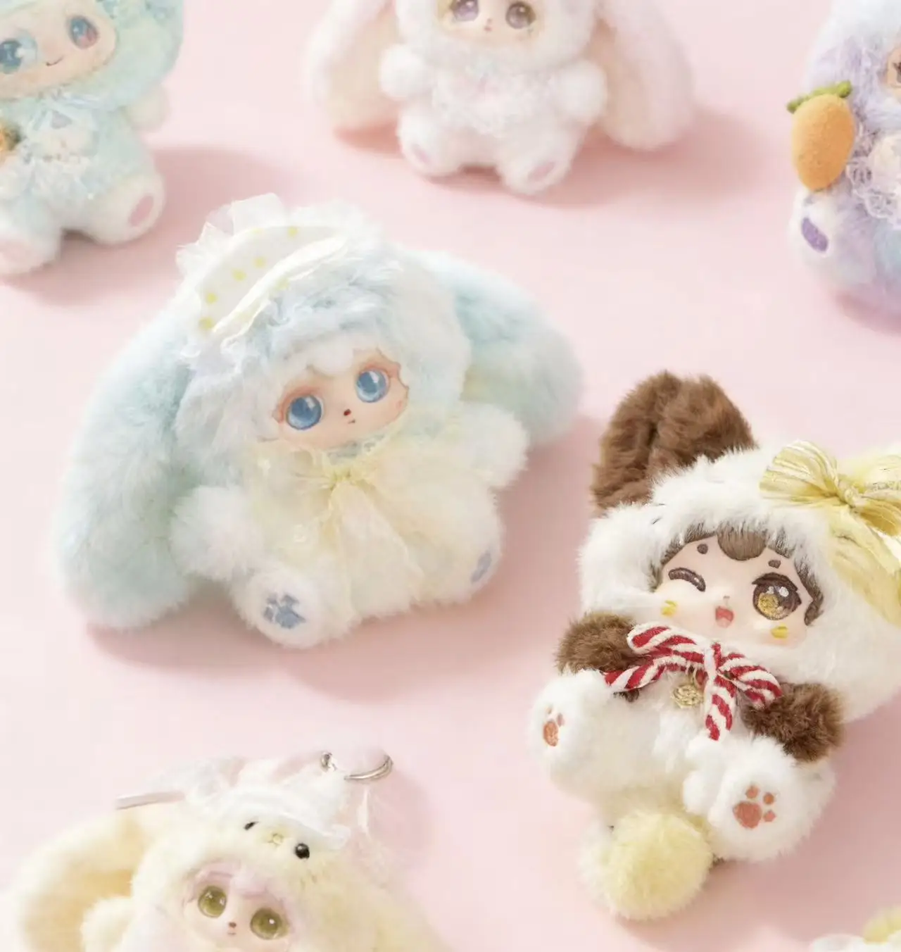 

Nororo Studio X Lucky Deer Nai Genuine New Product POKA Fluffy Collection Blind Box Bag Charm Plush Toy Surprise Box Girl Gift