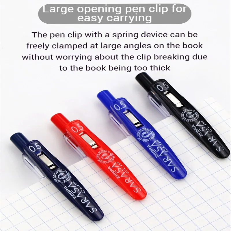 Japan Zebra Colored Gel Pen JJ15 Large-capacity Quick-drying Ultra Smooth Exam Pens Eco-Friendly Refillable School Teacher Gift