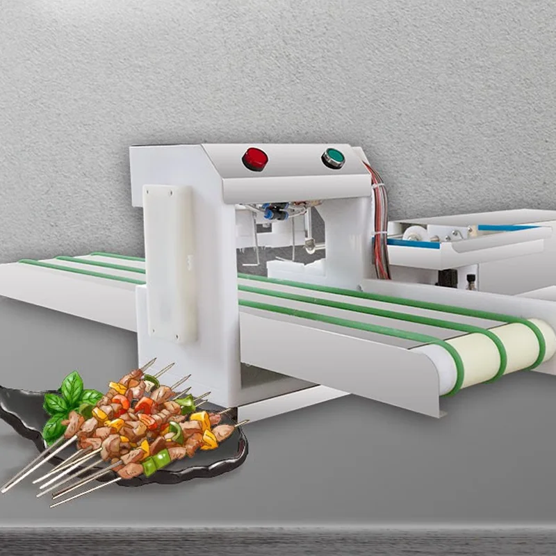 High Quality Chicken Bbq Automatic Manual Satay Meat Kebab Skewer Grill Machine